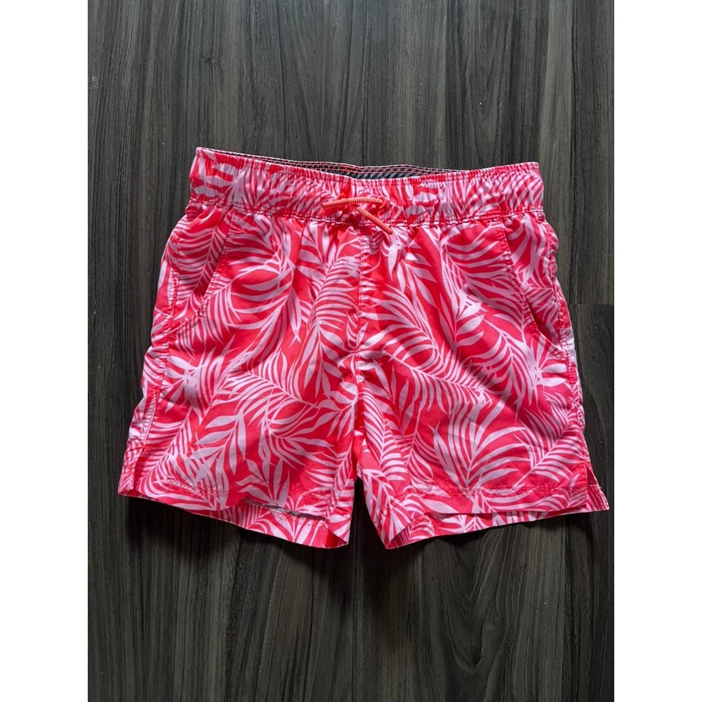 Art Class Swim Trunks Tie Dye Pink Tropical Print Swim size small 6-7 lot of 2 - Picture 7 of 12